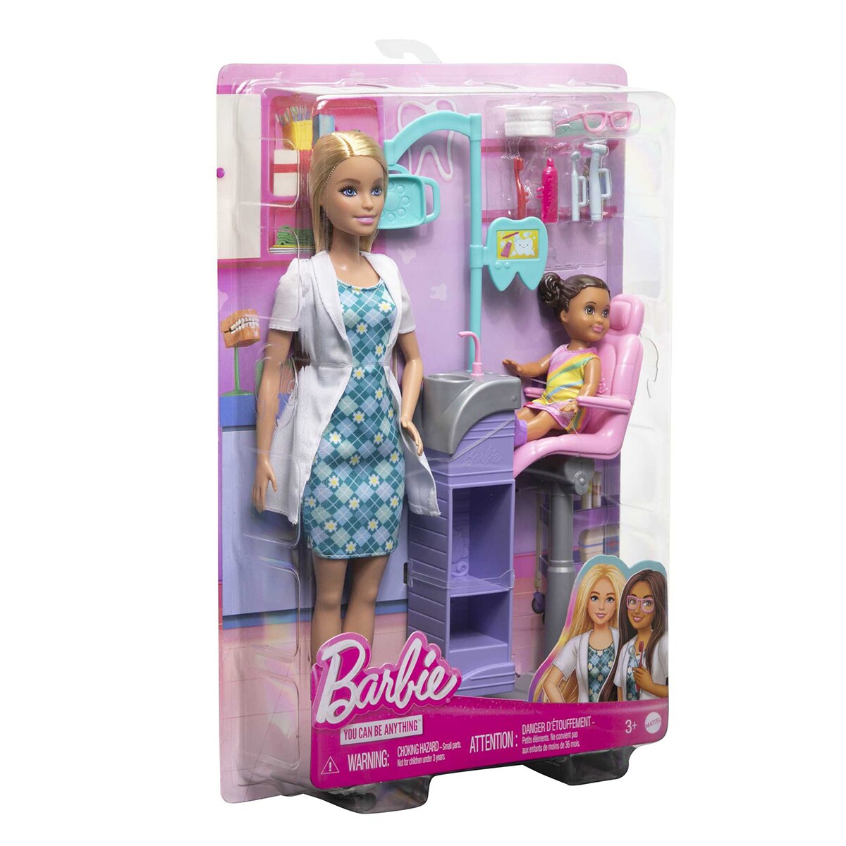 Barbie Quiero Ser Peluquera de Mascotas / Profesora Maestra / Pediatra / Dentista 4