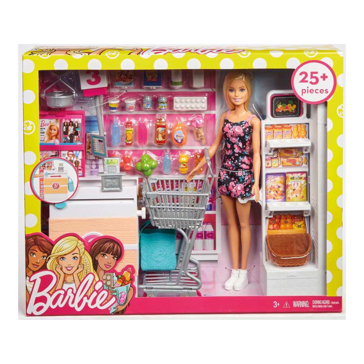 Barbie Muñeca vamos al supermercado, accesorios muñeca 2