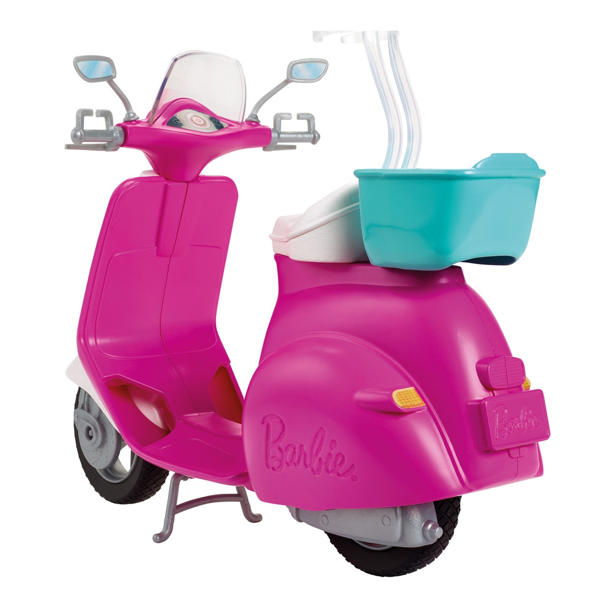 Barbie muñeca Barbie y Moto Scooter de juguete con accesorios 5