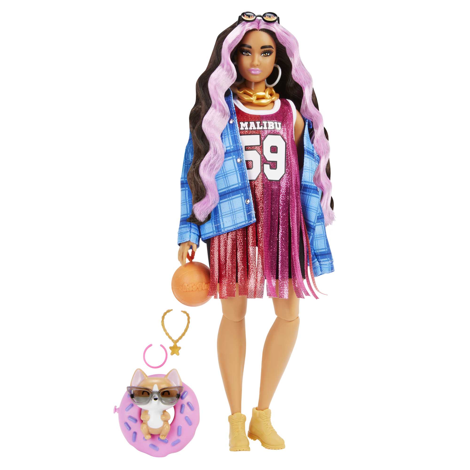 Muñeca surtida con accesorio y mascota Barbie Extra 3