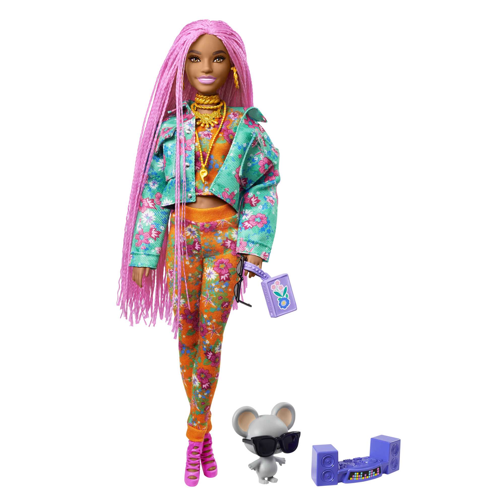 Muñeca surtida con accesorio y mascota Barbie Extra 5