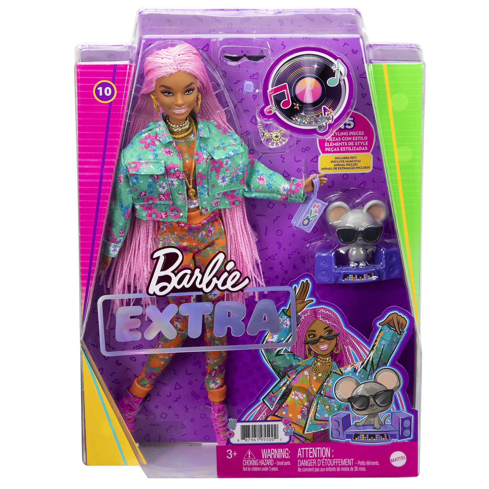 Muñeca surtida con accesorio y mascota Barbie Extra 9