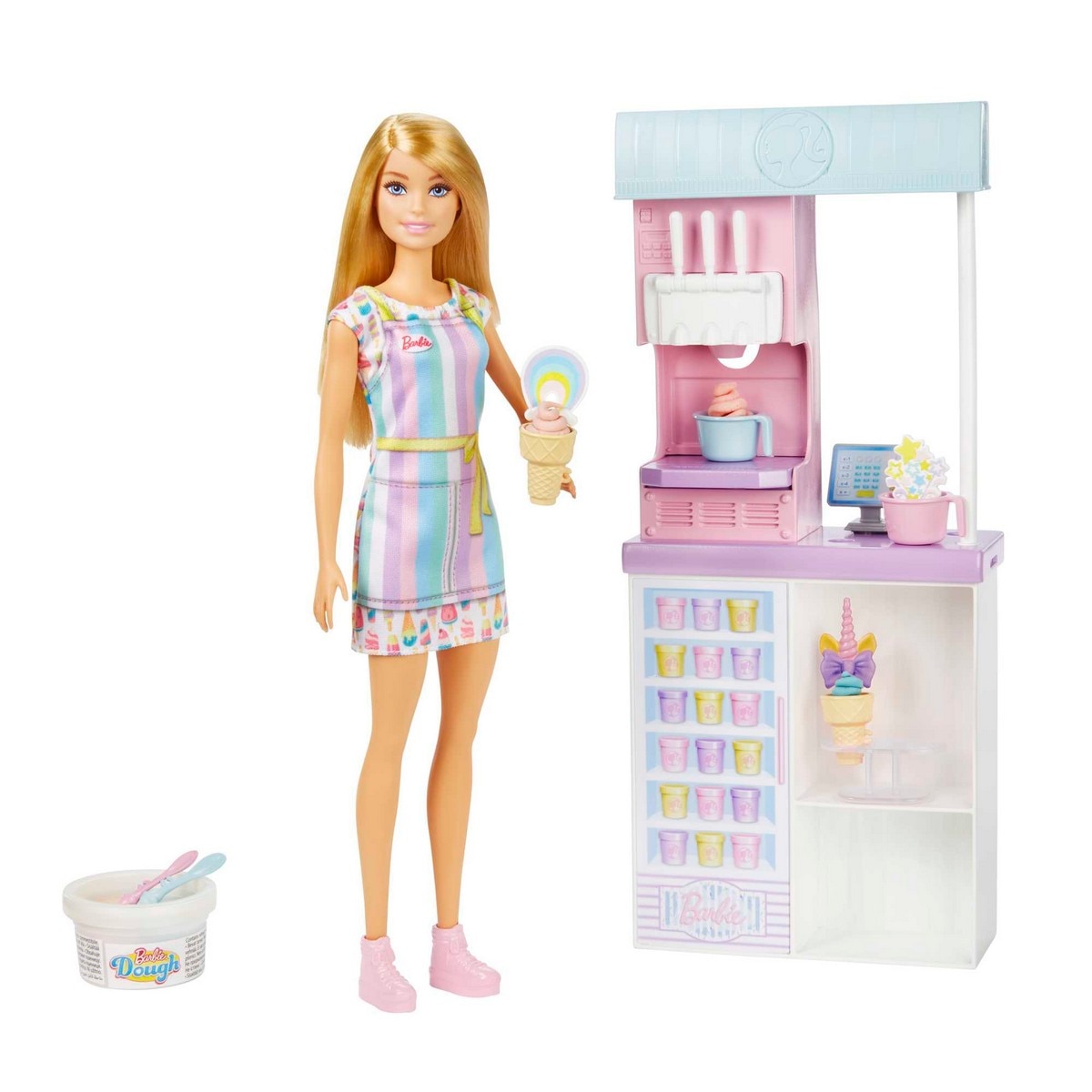 Muñeca Barbie y su tienda heladería BARBIE 1