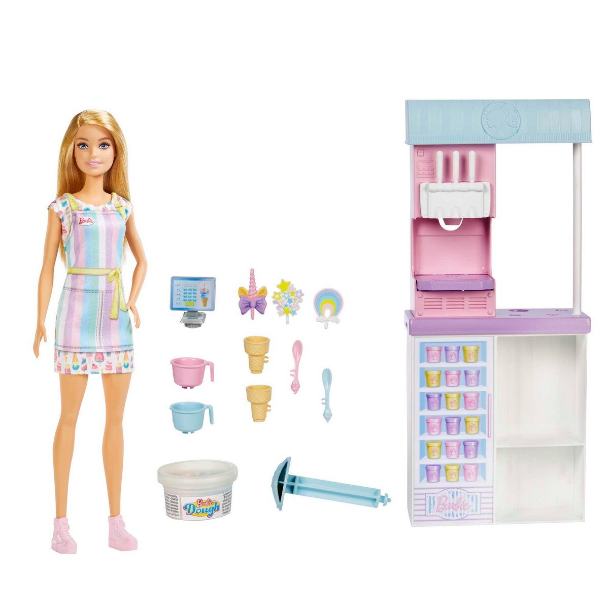 Muñeca Barbie y su tienda heladería BARBIE 3