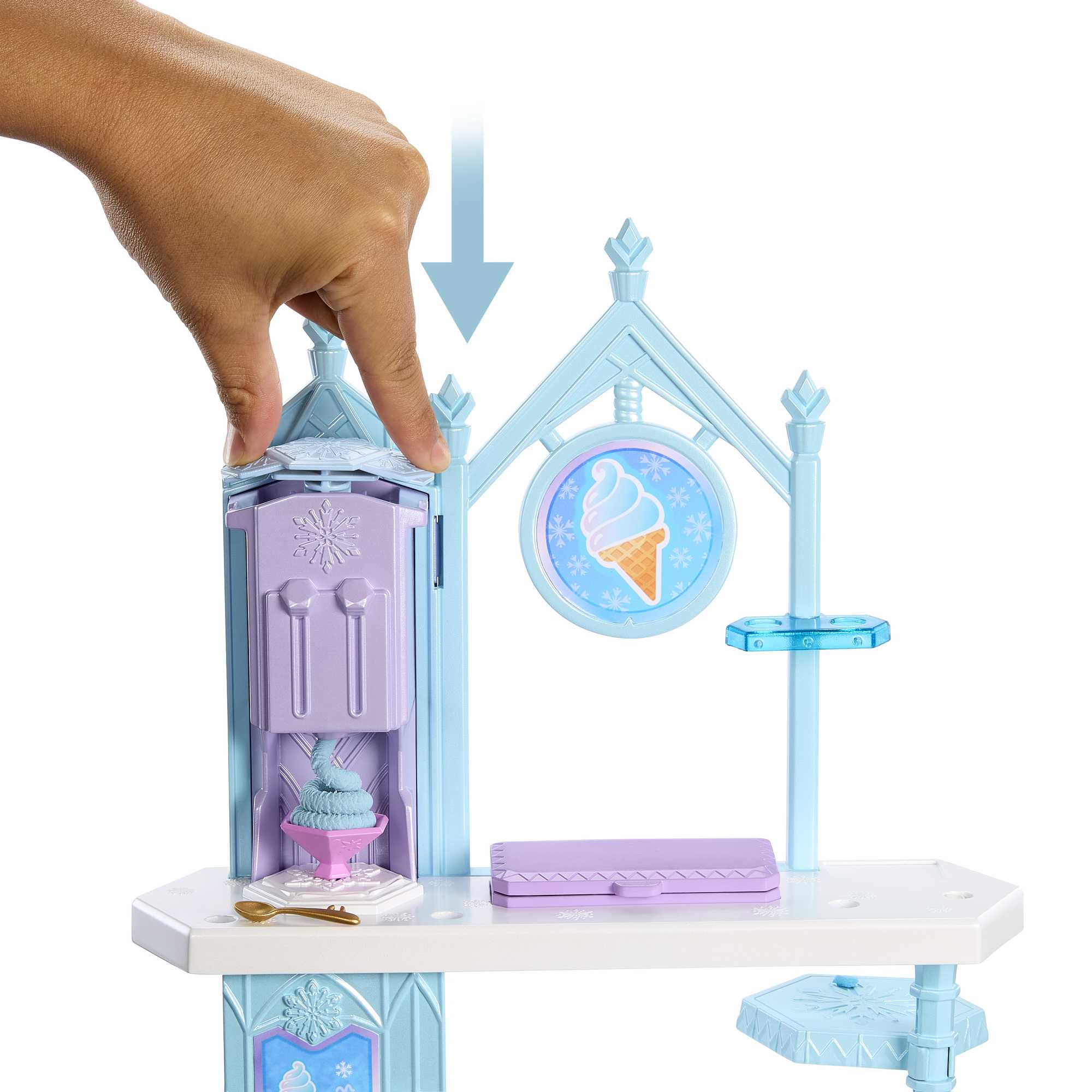Muñeca Elsa con heladería Disney Frozen 3