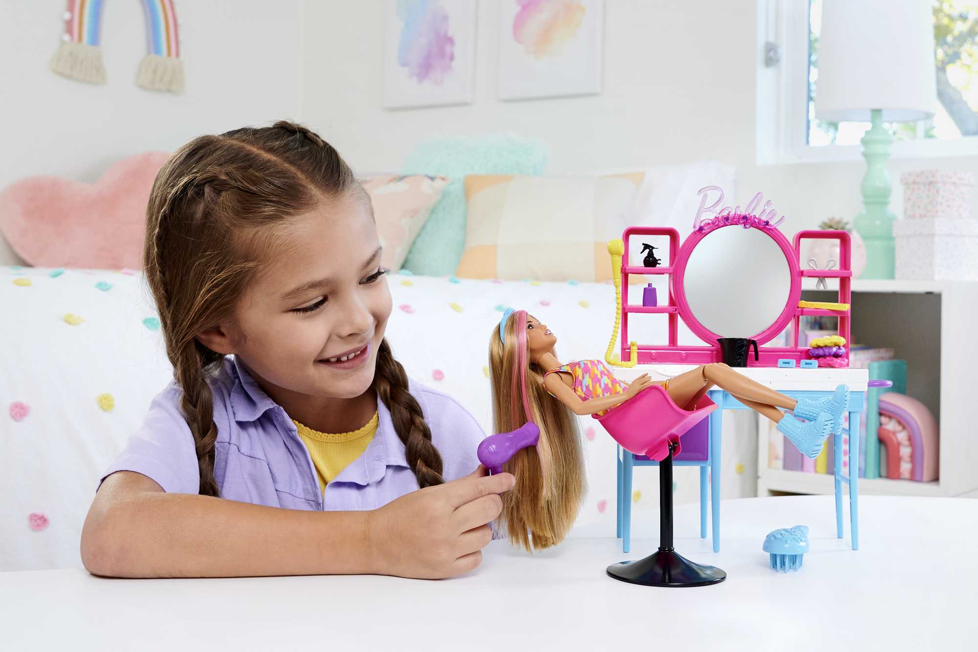 Barbie Totally Hair Muñeca con peluquería 3