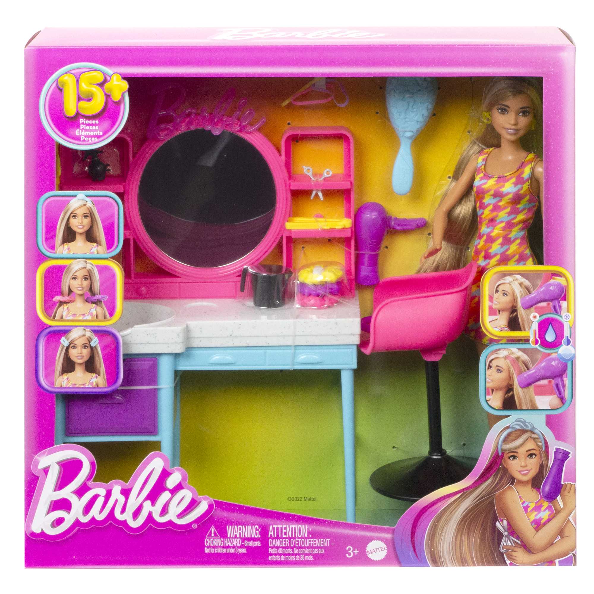 Barbie Totally Hair Muñeca con peluquería 7