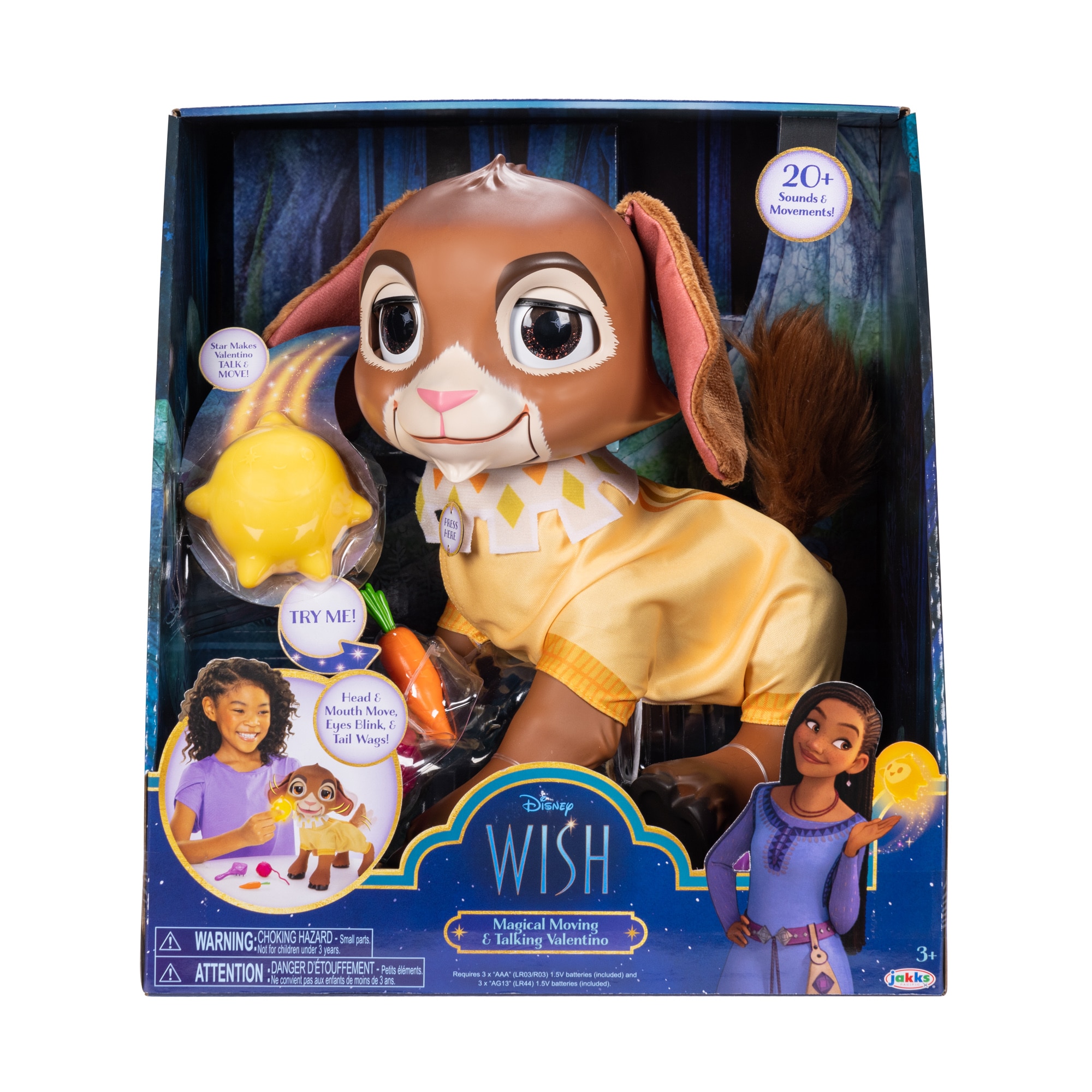 Muñeco interactivo Valentino Wish Disney 5