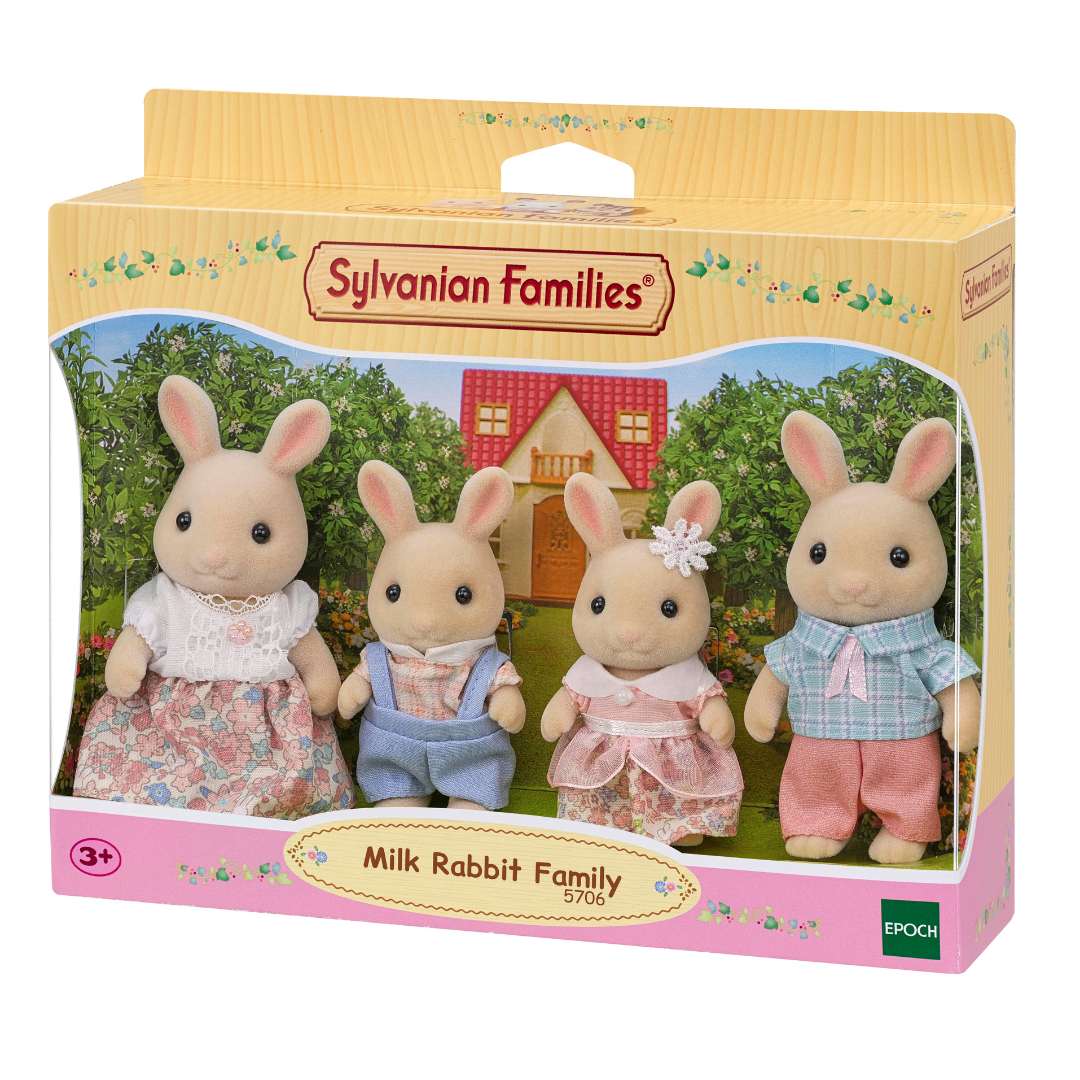 Familia Conejo de Leche Sylvanian Families 3