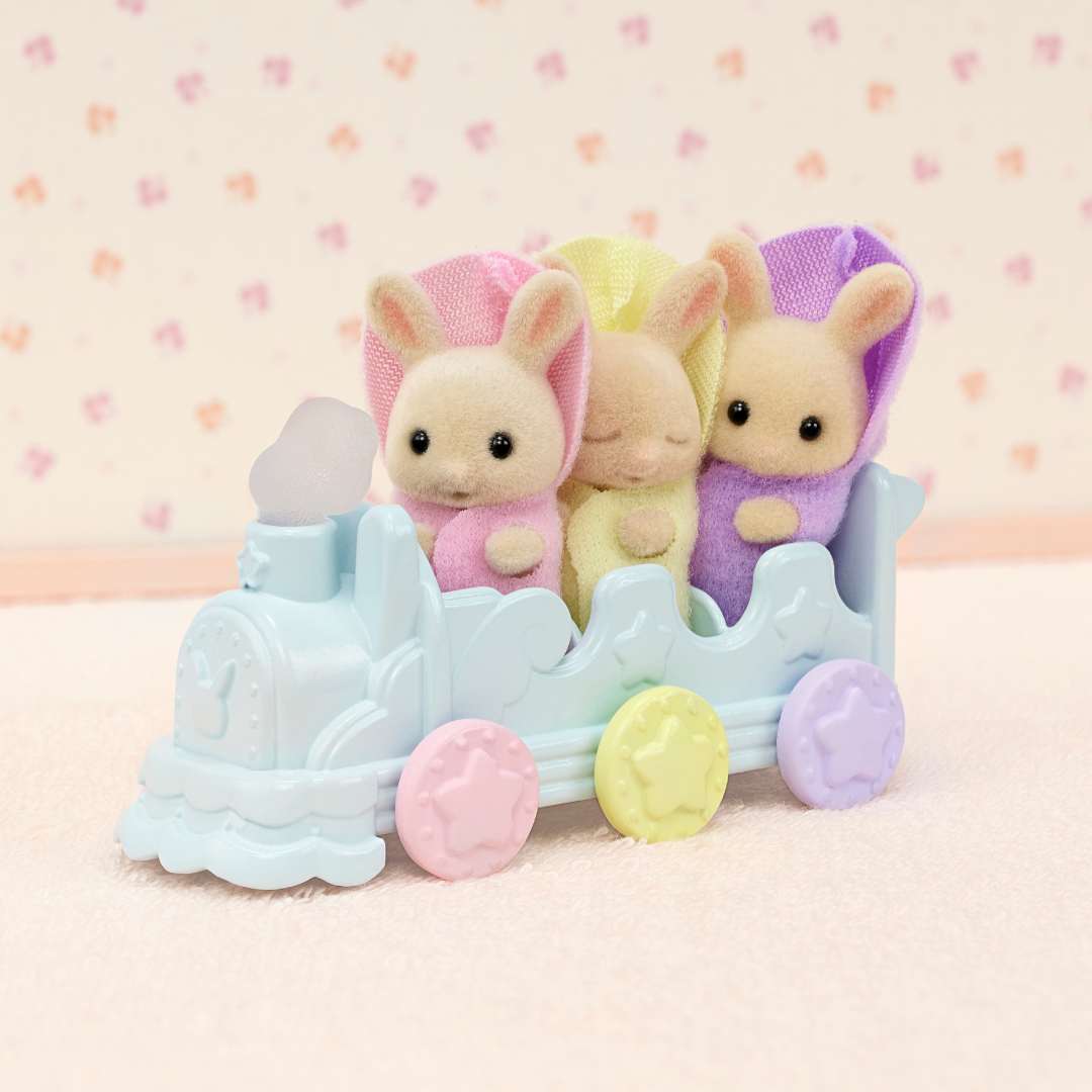 La hora del Baño de los Trillizos Sylvanian Families 7