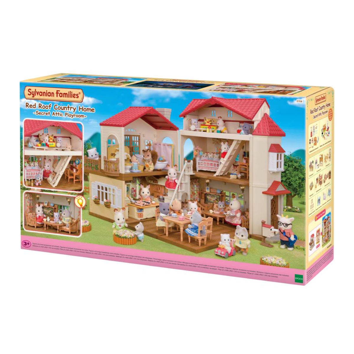 Sylvanian Families – Casa con Luces Ático secreto Sylvanian Families.