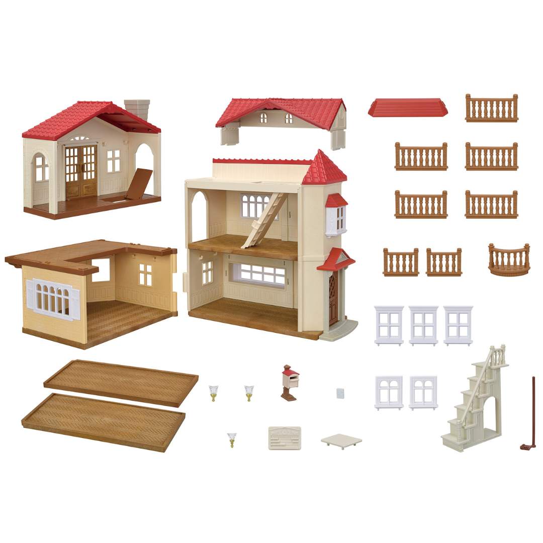 Casa con Luces Ático secreto Sylvanian Families 4