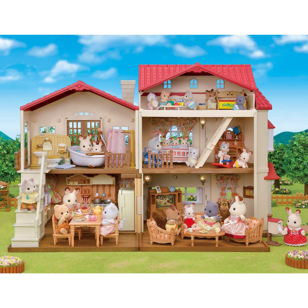 Casa con Luces Ático secreto Sylvanian Families 5