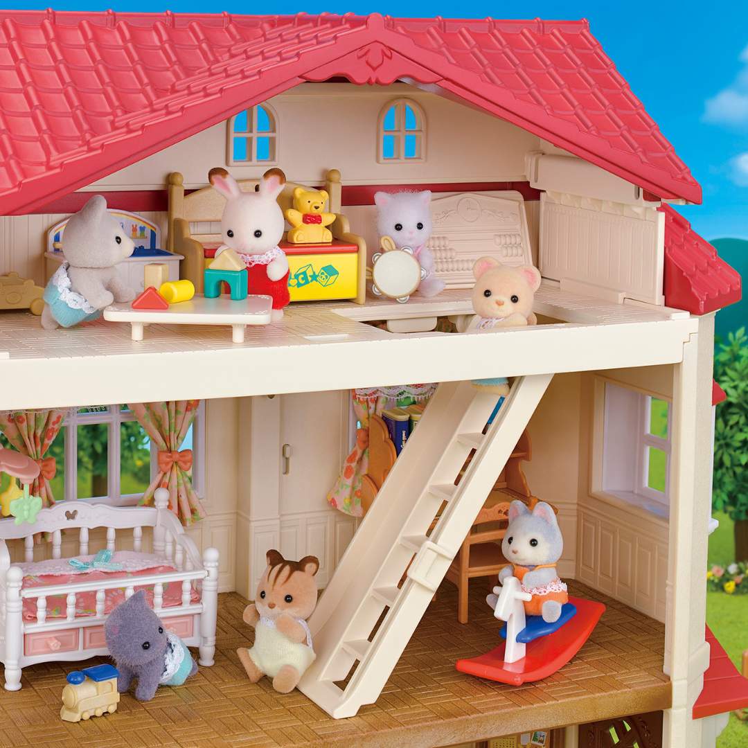 Casa con Luces Ático secreto Sylvanian Families 10