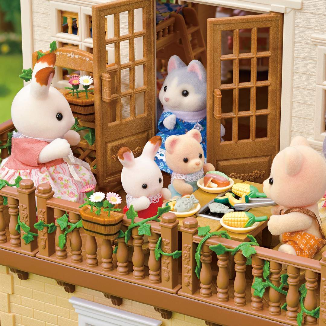 Casa con Luces Ático secreto Sylvanian Families 12