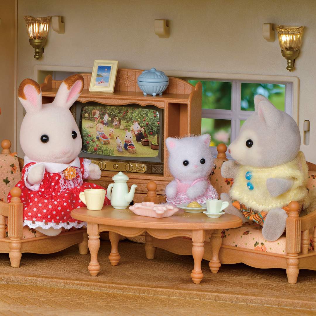 Casa con Luces Ático secreto Sylvanian Families 14