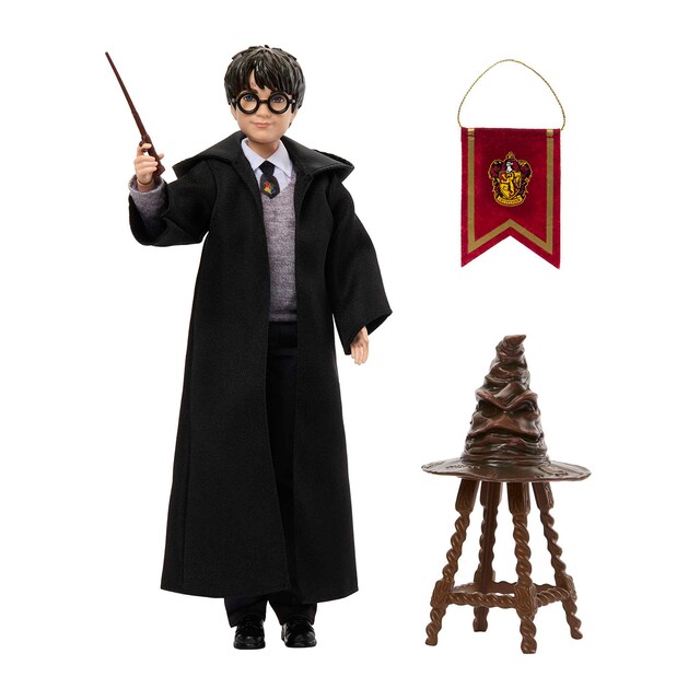 Muñeco con accesorios Harry y el Sombrero Seleccionador Harry Potter modelos surtidos Mattel