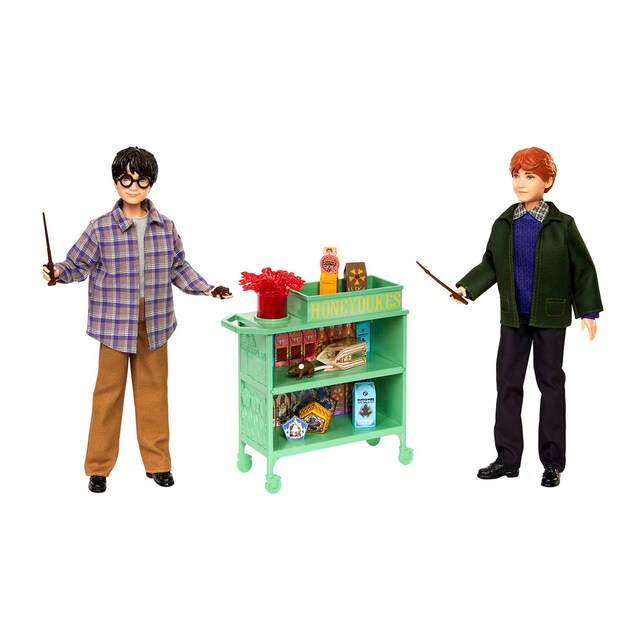 Muñecos con accesorios de comida Harry y Ron en el Expreso de Hogwarts Harry Potter modelos surtidos Mattel
