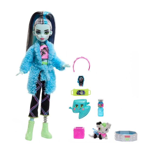Monster High Fiesta de pijamas Frankie Stein