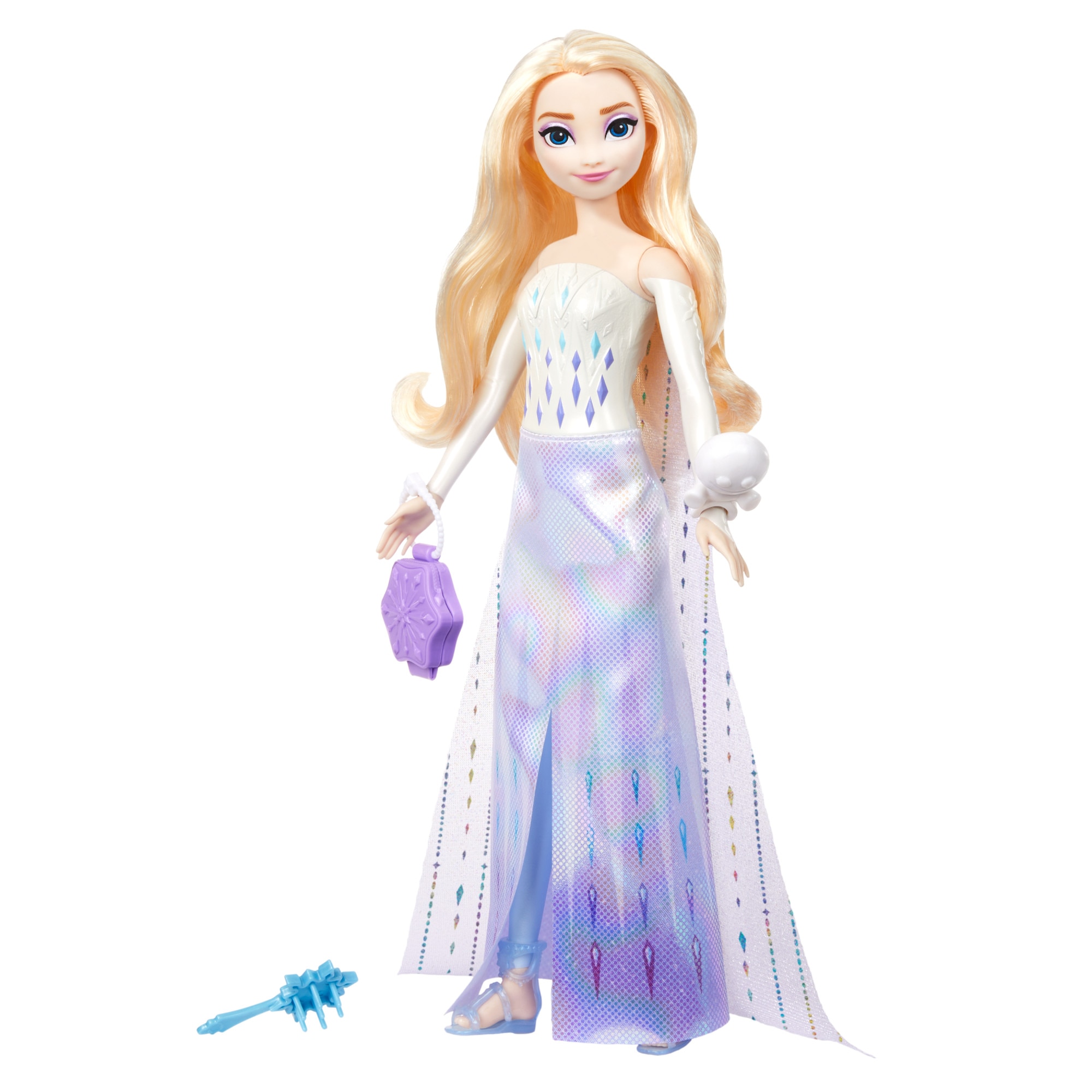 Muñeca princesa revela sorpresas Elsa Spin And Reveal Disney Frozen Mattel 2