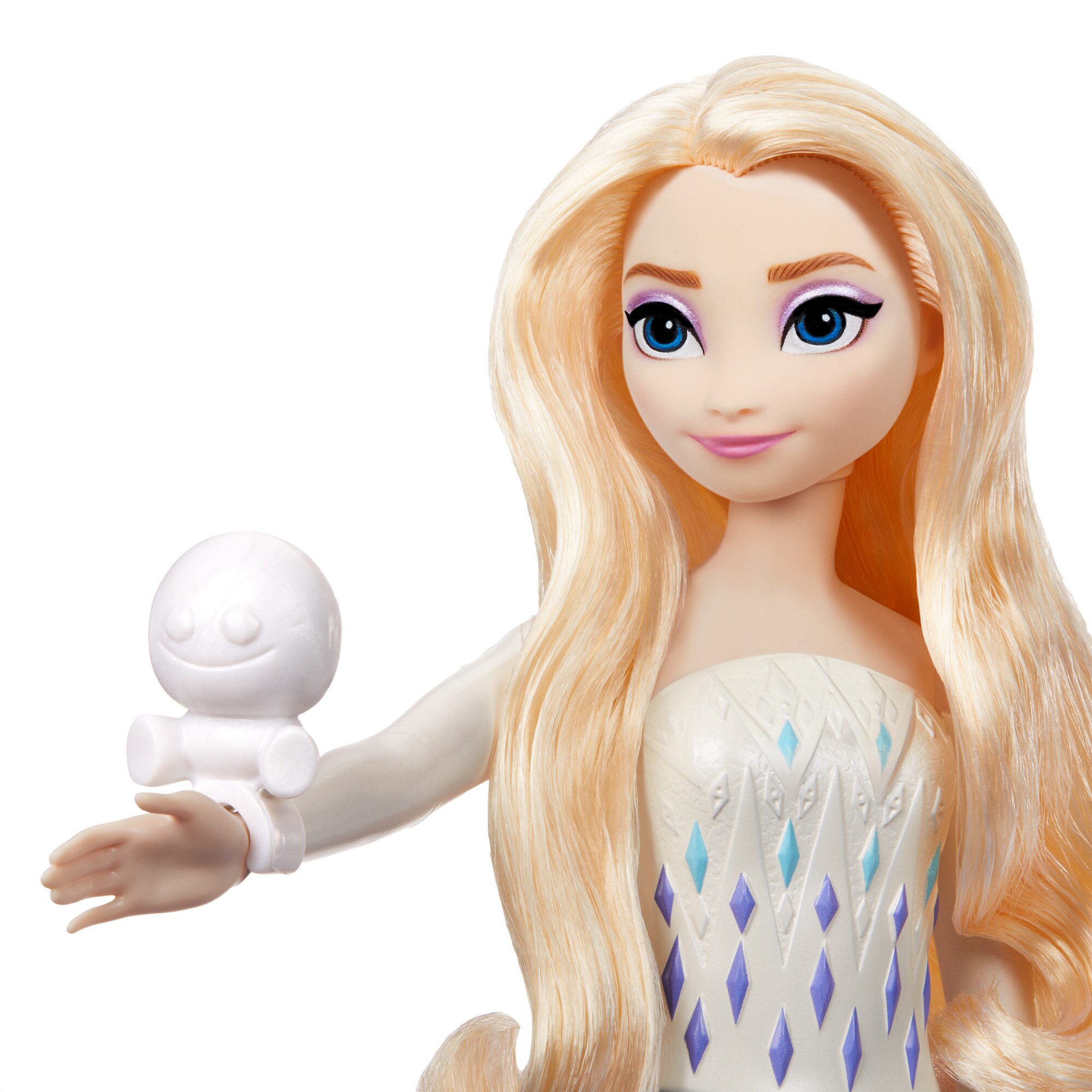 Muñeca princesa revela sorpresas Elsa Spin And Reveal Disney Frozen Mattel 4