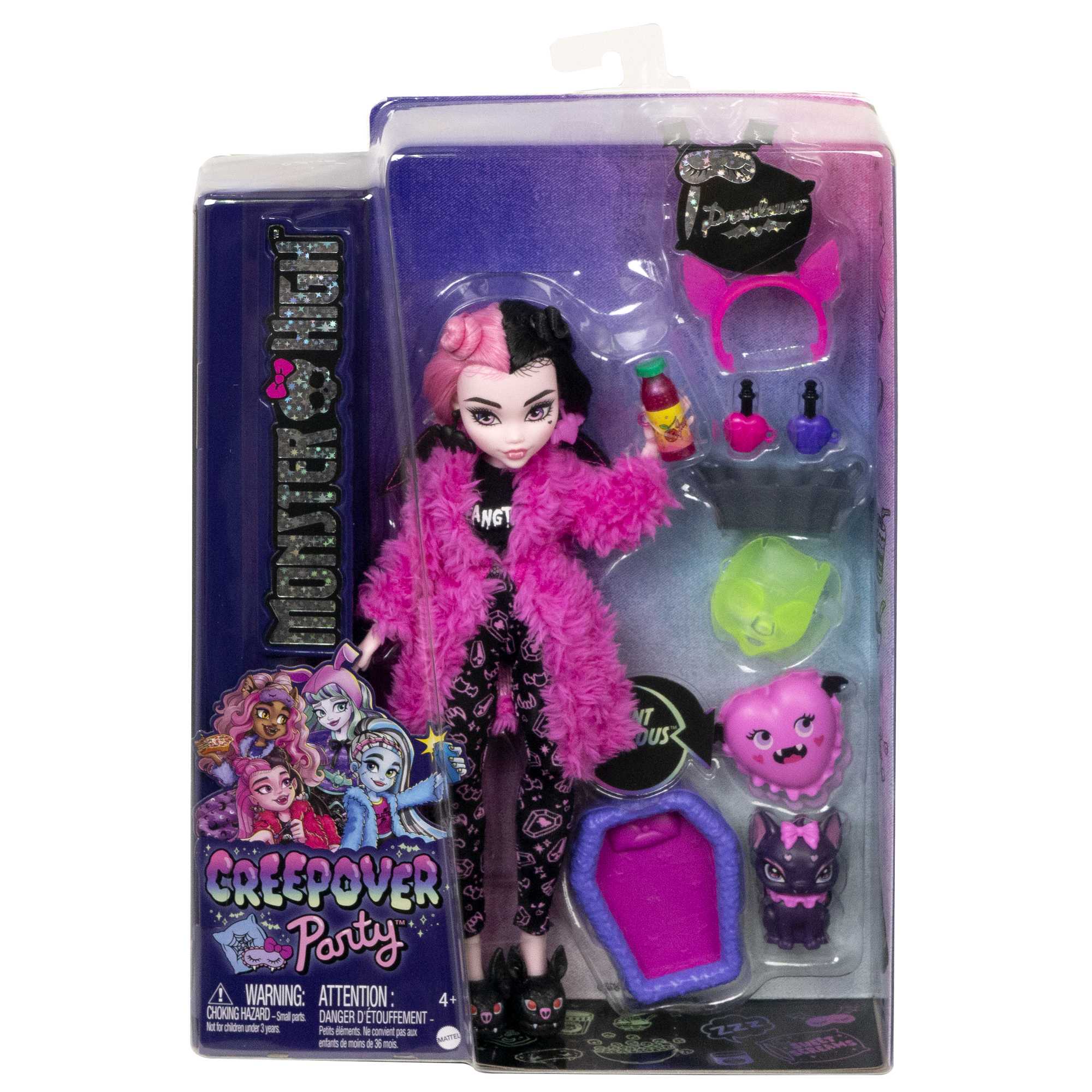 Muñecas Fiesta de pijamas Clawdeen Wolf Monster High Mattel 6