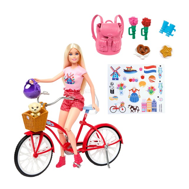Barbie Pink Passport Doll and Playset