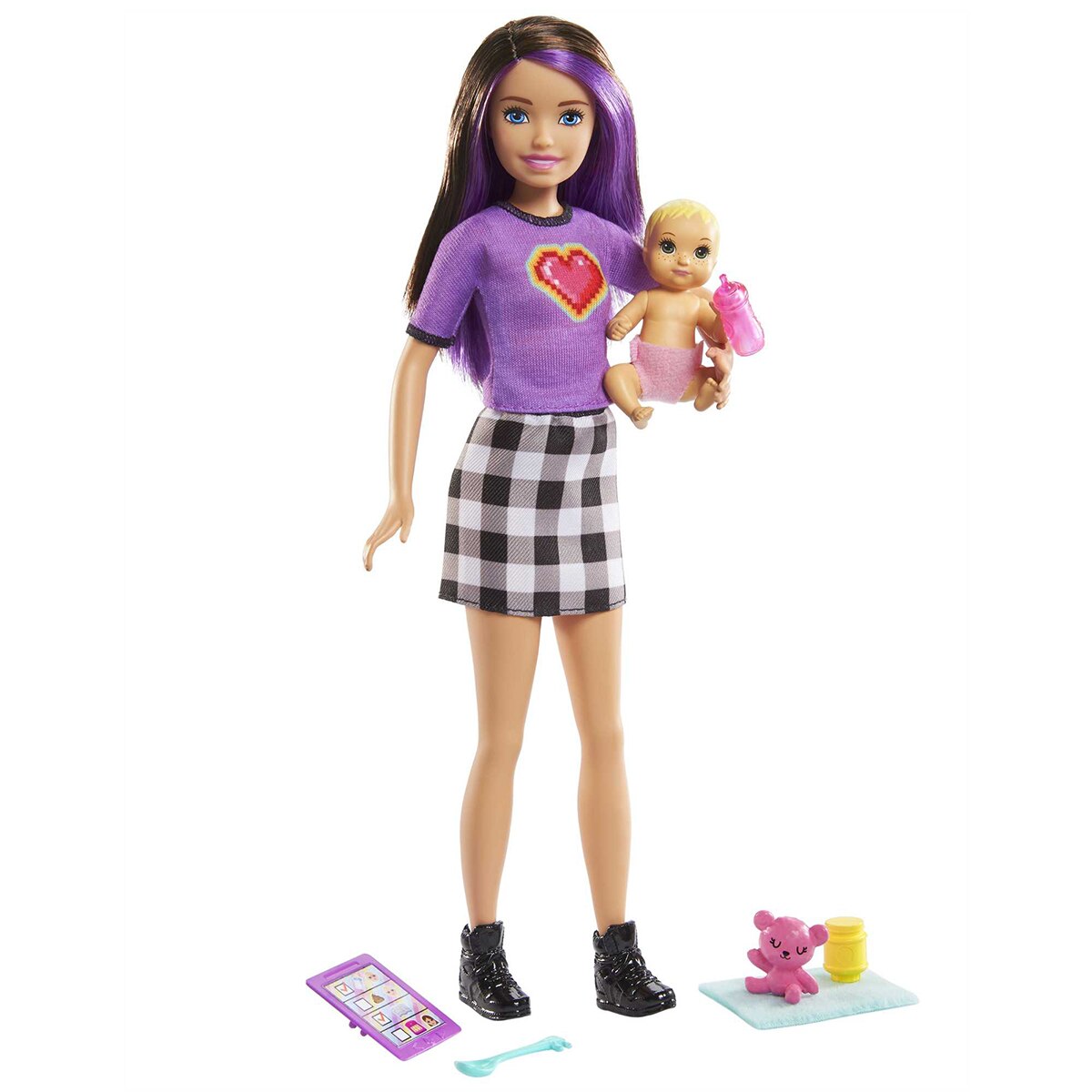 Barbie Niñera con bebé y accesorios (4 modelos) 4