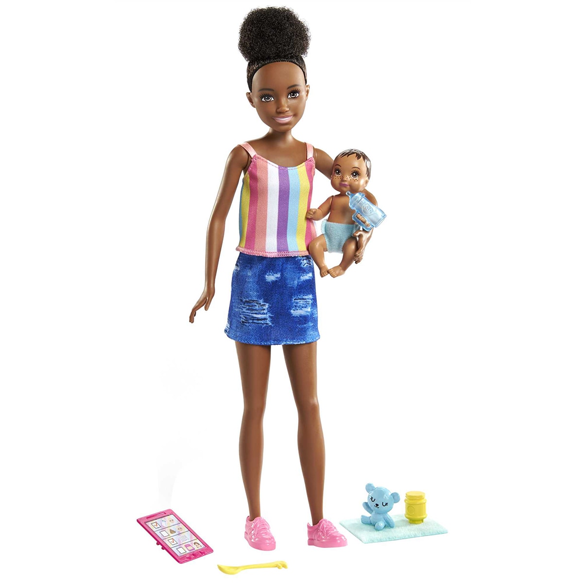 Barbie Niñera con bebé y accesorios (4 modelos) 5