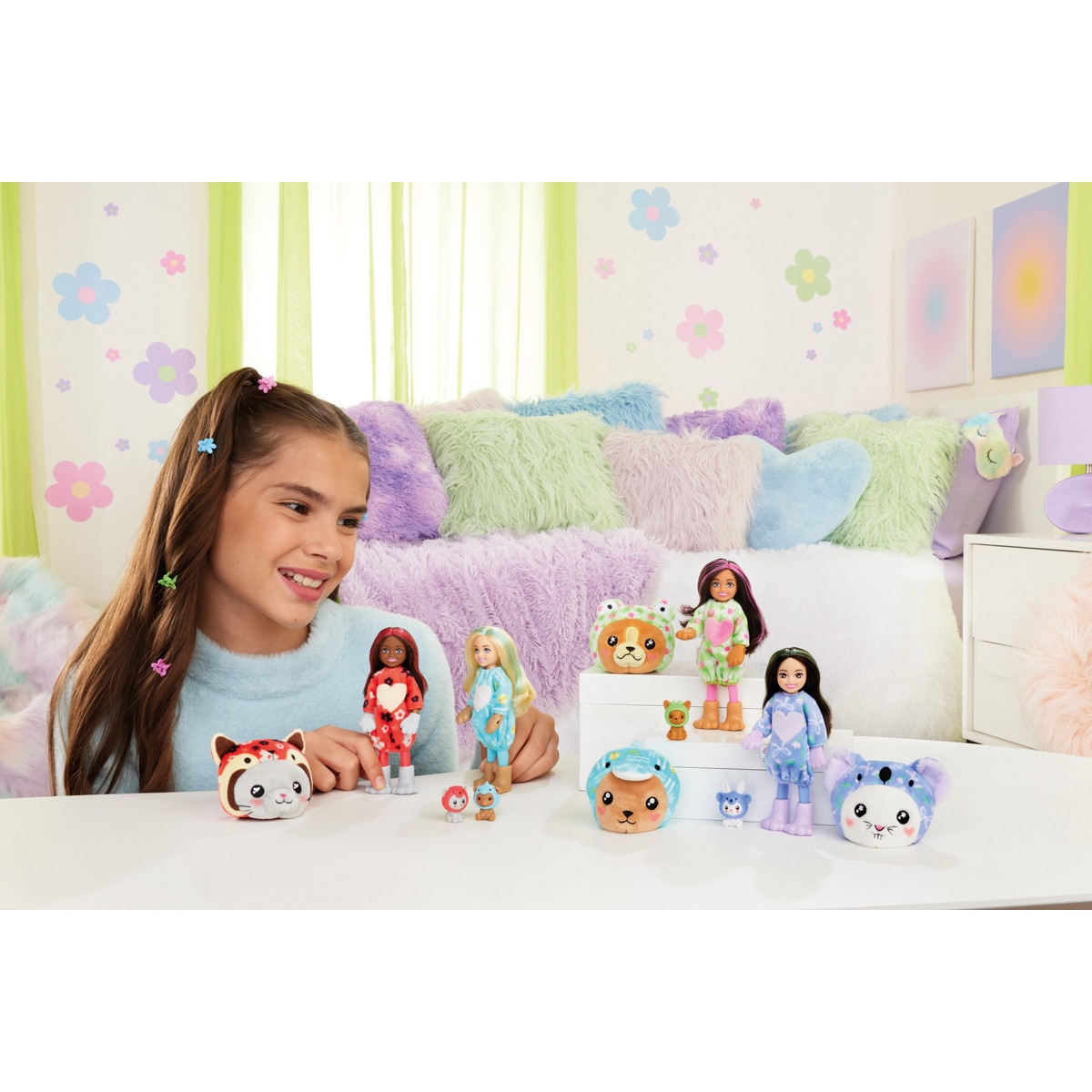 Barbie Chelsea Cutie Reveal Serie Disfraces Conejo koala 5