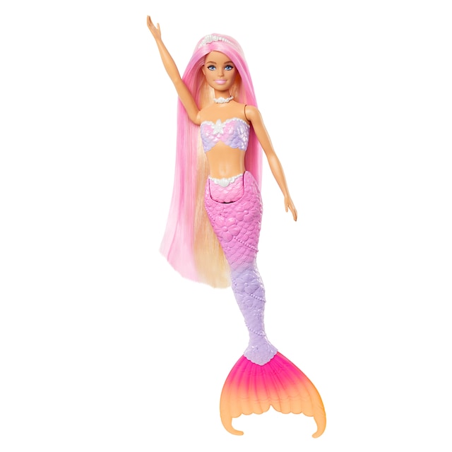 Imagen 0 de Barbie Un toque de magia Malibú Sirena cambia de color