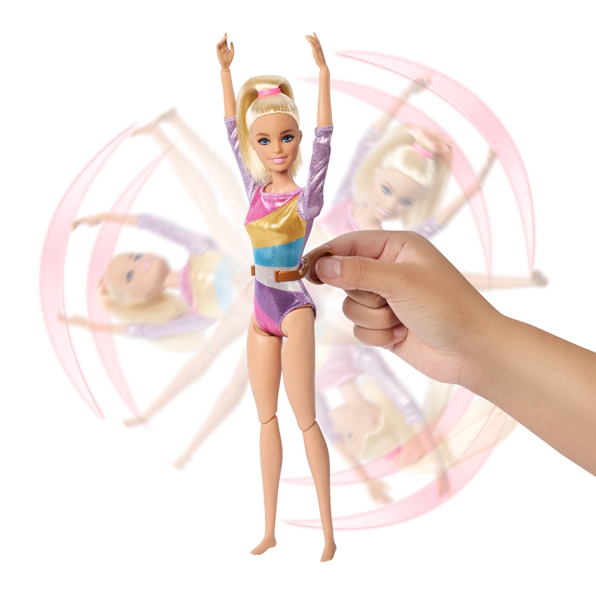Barbie Tú puedes ser Gimnasta rubia con set de juego 4