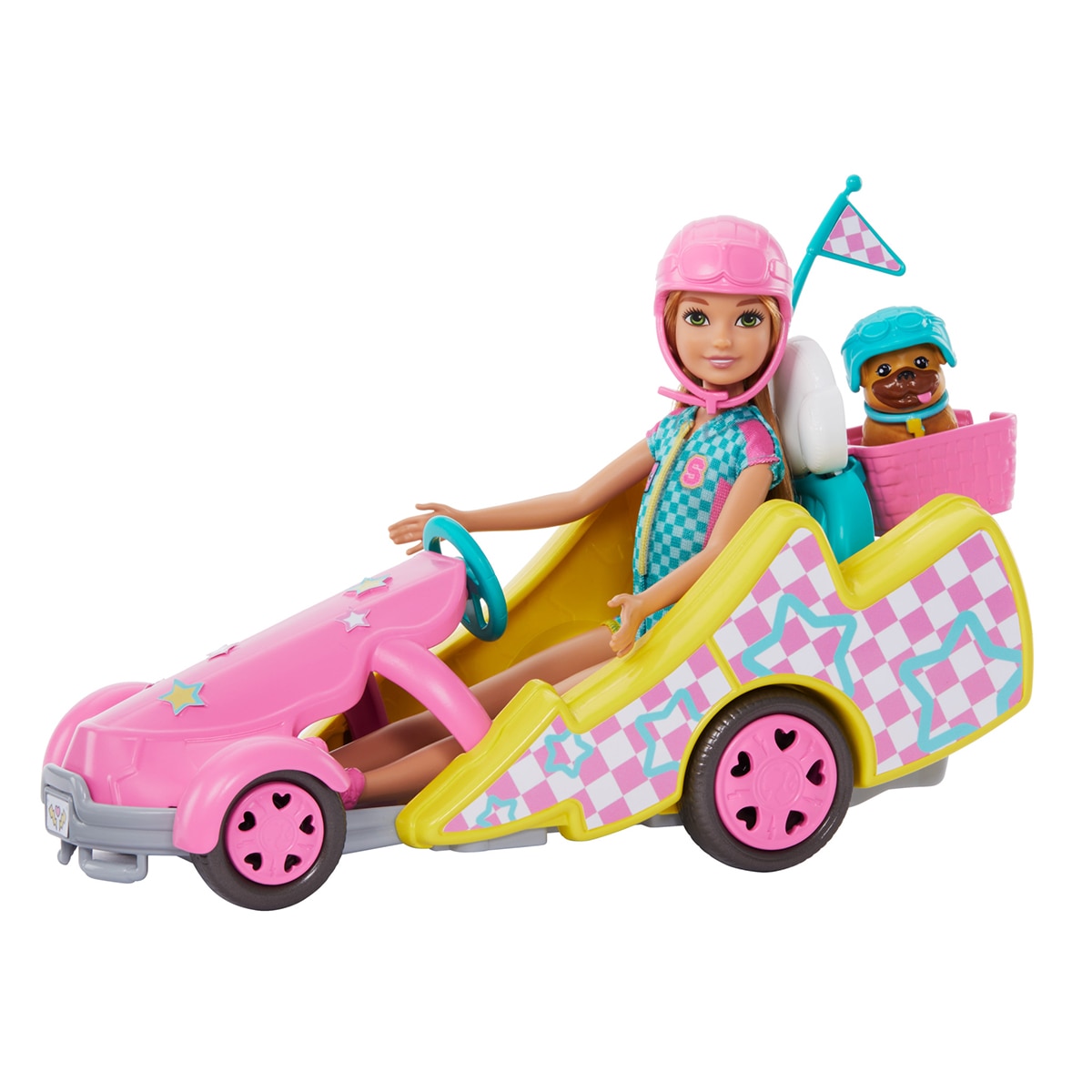 Barbie – Barbie Stacie al Rescate Muñeca con kart.