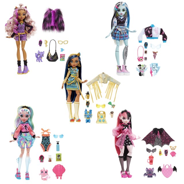 Monster High Muñeca con mascota surtida