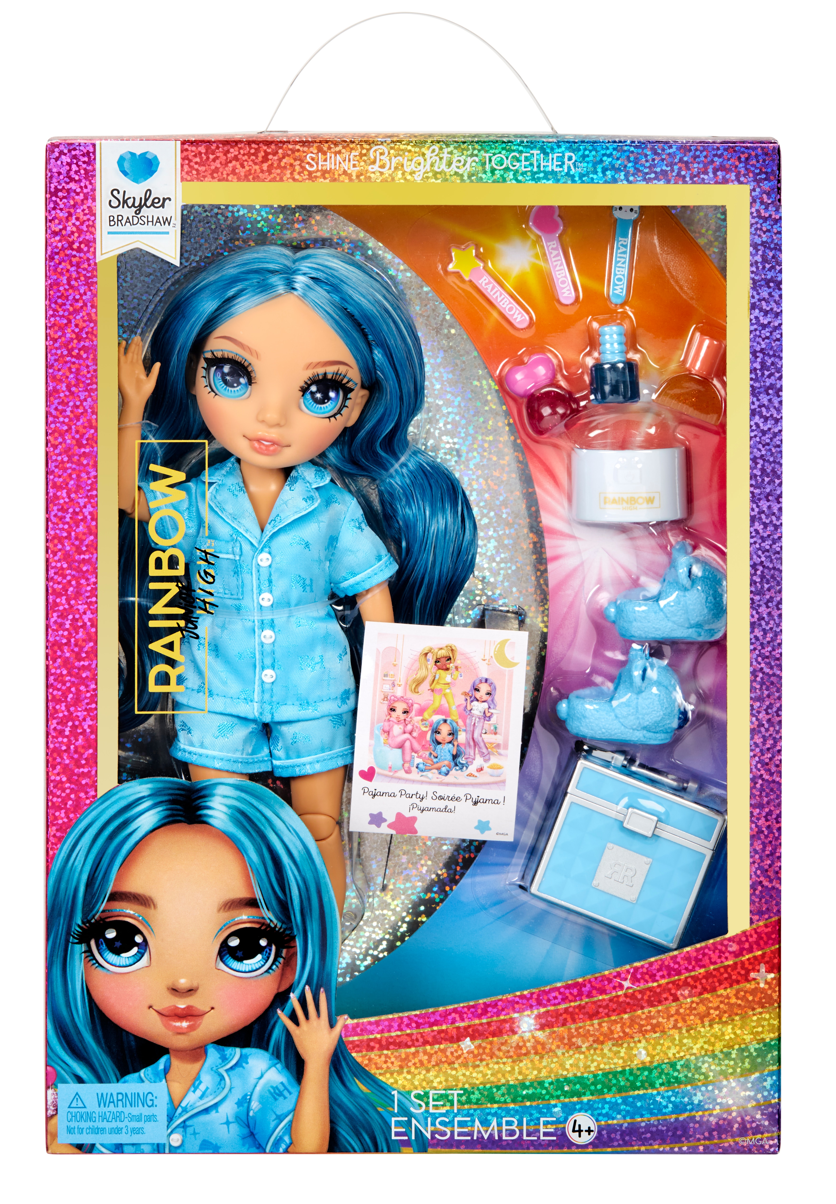 Muñeca Skyler (Blue) Fiesta de Pijamas Junior High 3