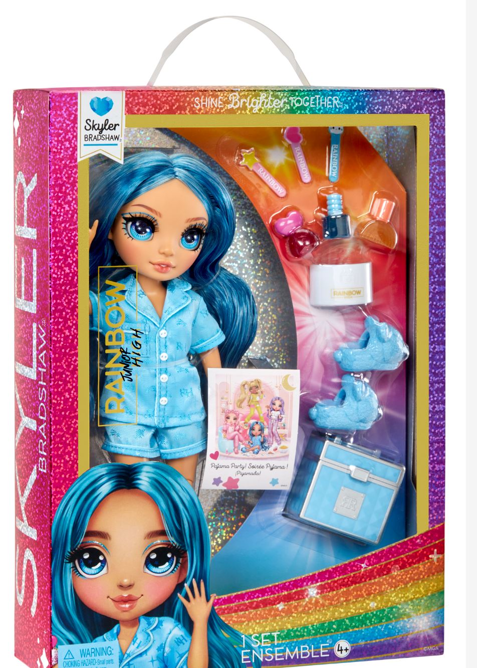 Muñeca Skyler (Blue) Fiesta de Pijamas Junior High 4