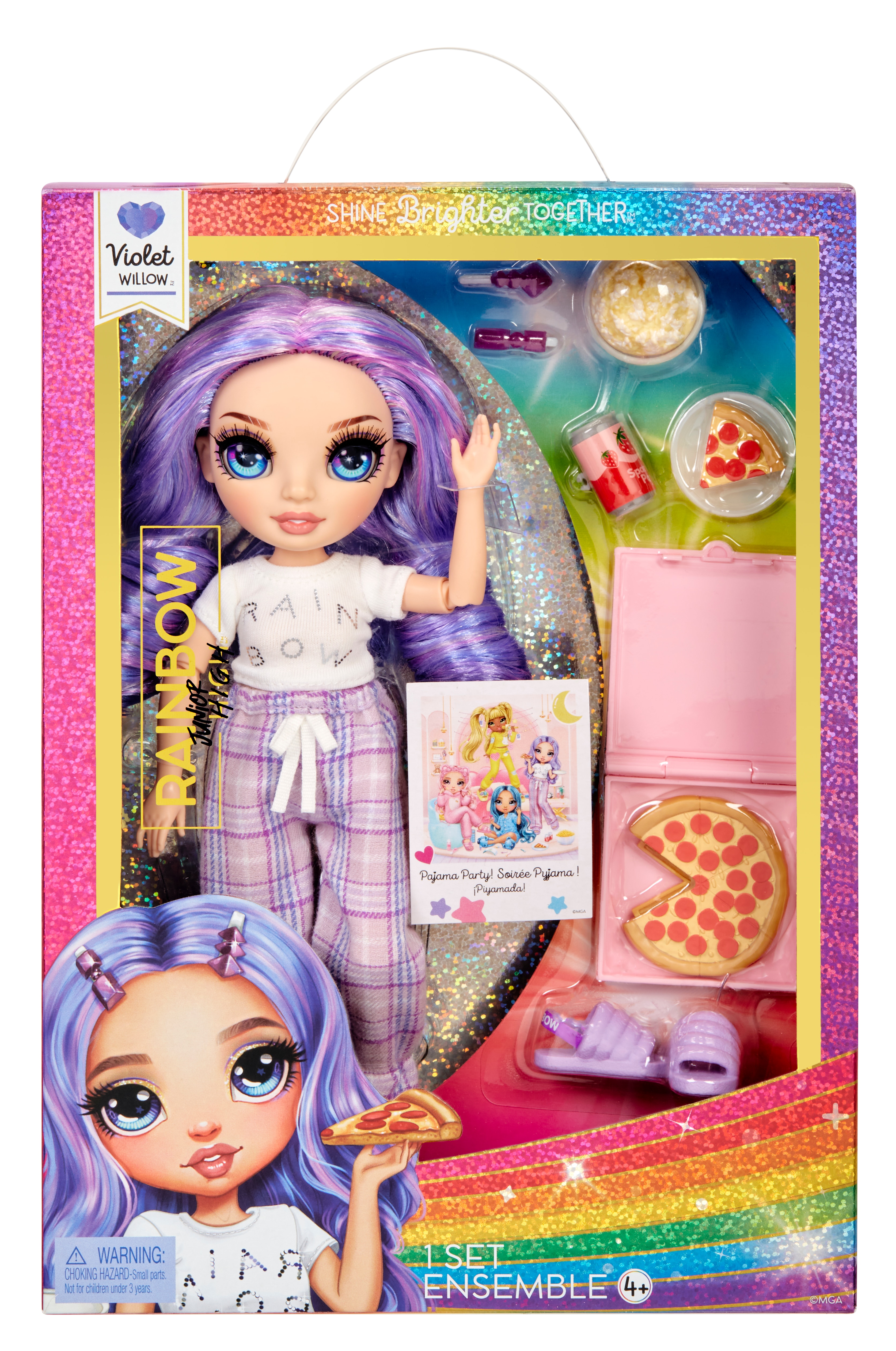 Muñeca Violet (Purple) Fiesta de Pijamas Junior High 3