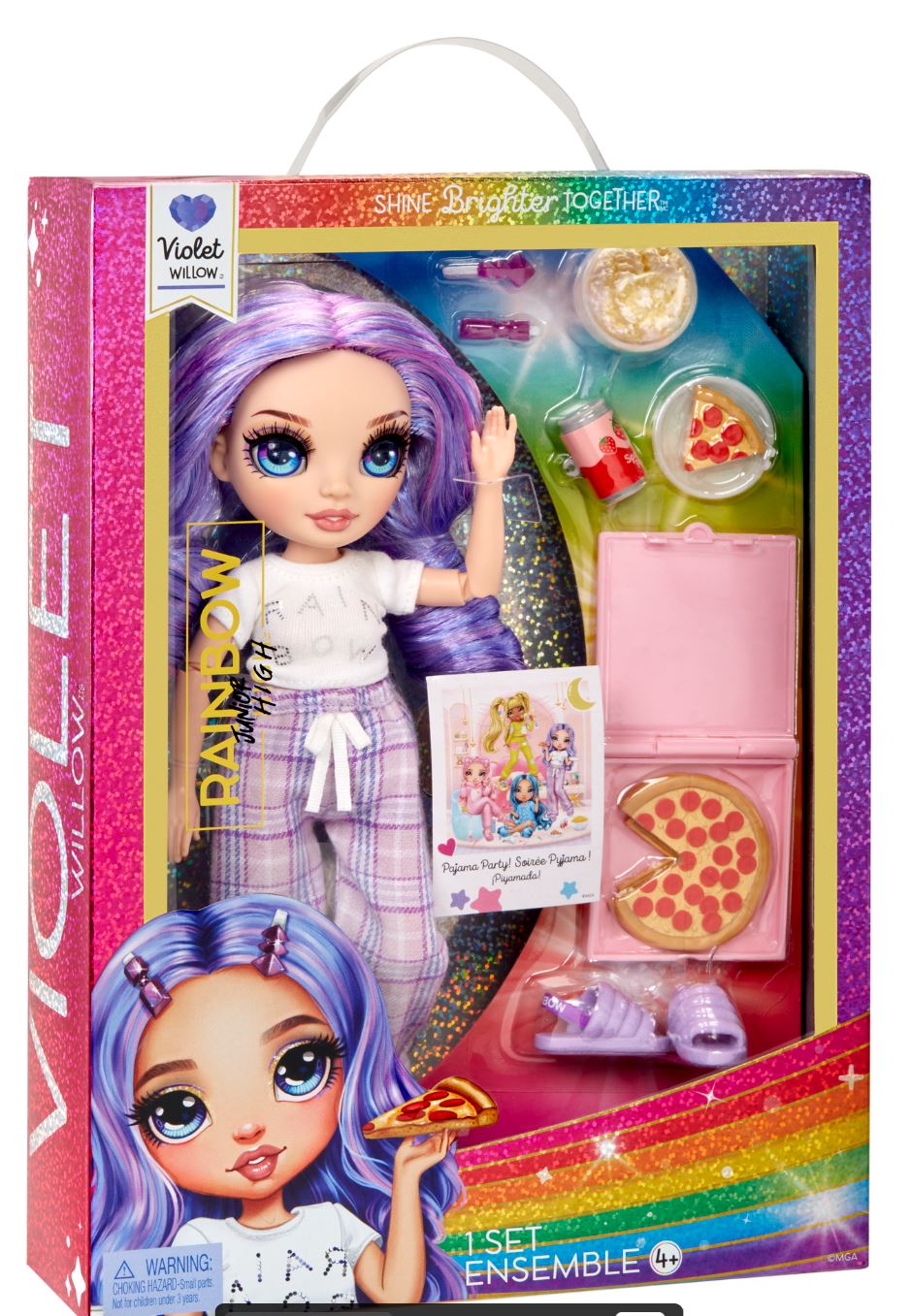 Muñeca Violet (Purple) Fiesta de Pijamas Junior High 4