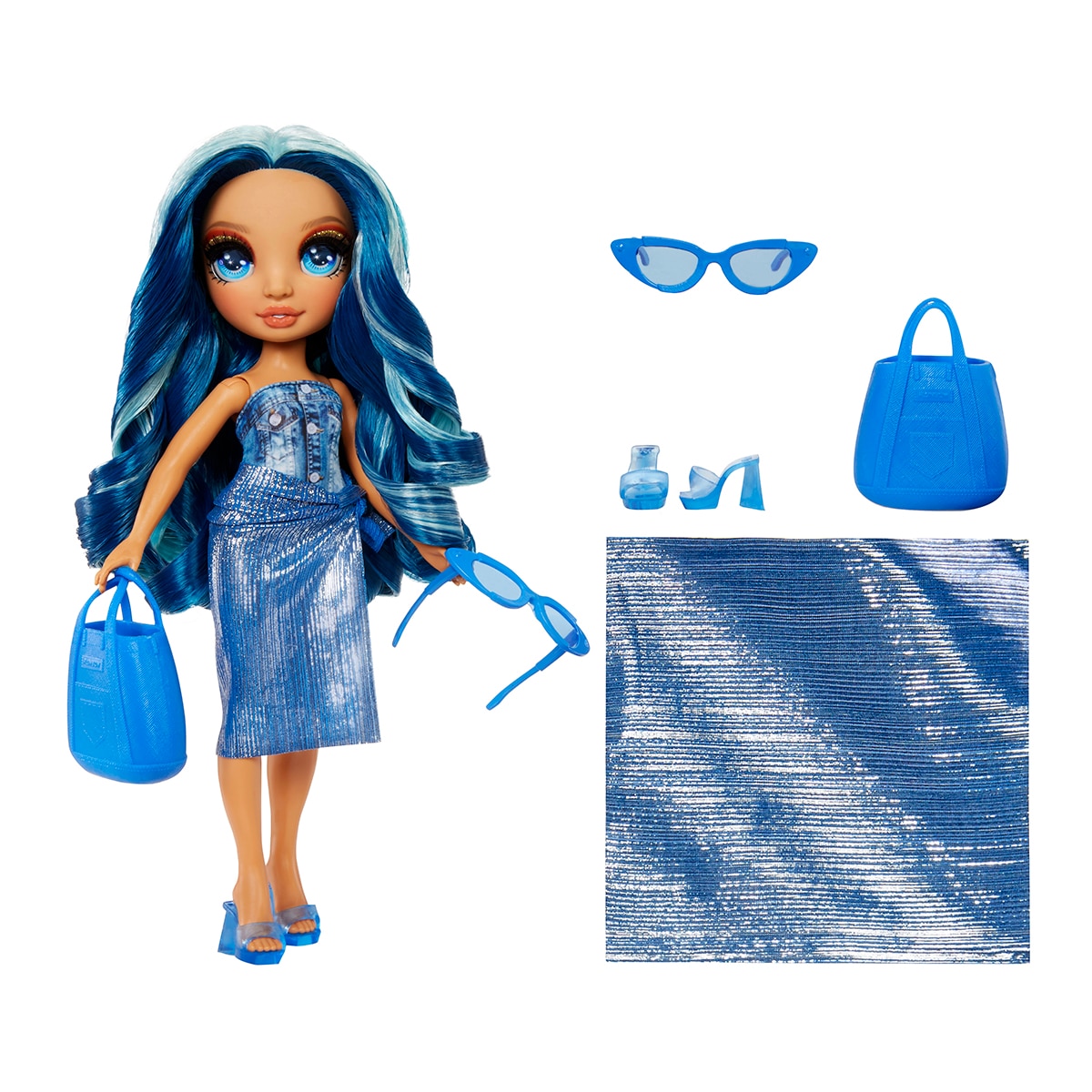 Imagen 0 de Muñeca Skyler (Blue) Diversión Bajo el Sol Rainbow High