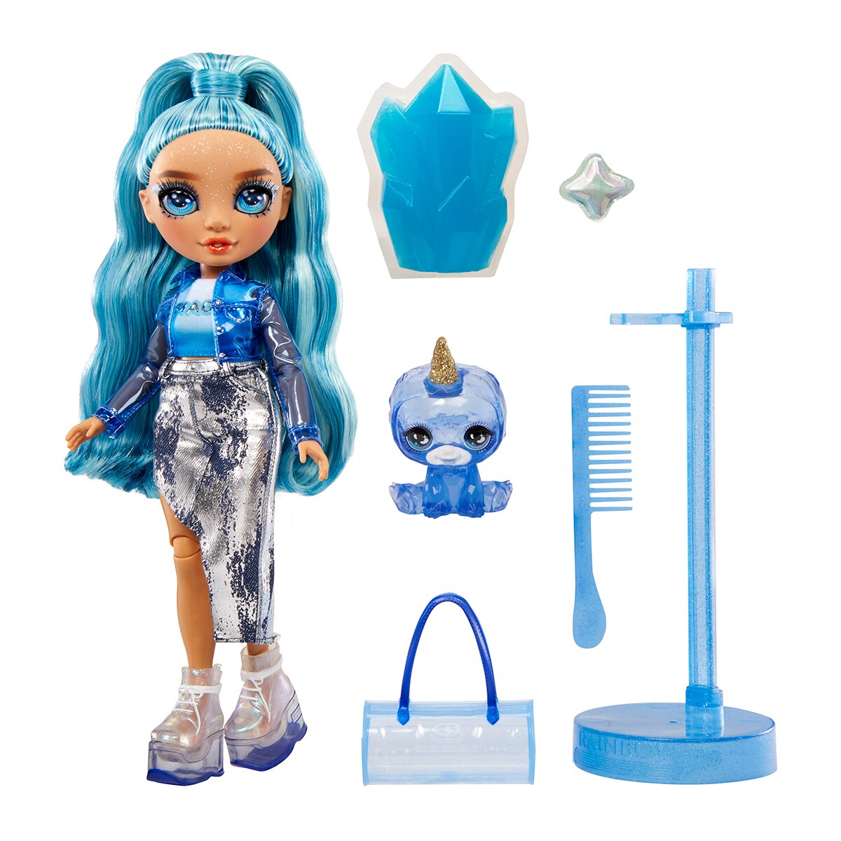 Rainbow High – Muñeca Skyler (blue) Rainbow World.