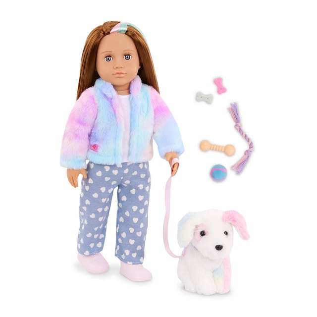 Muñeca Skylar con perrito Our Generation