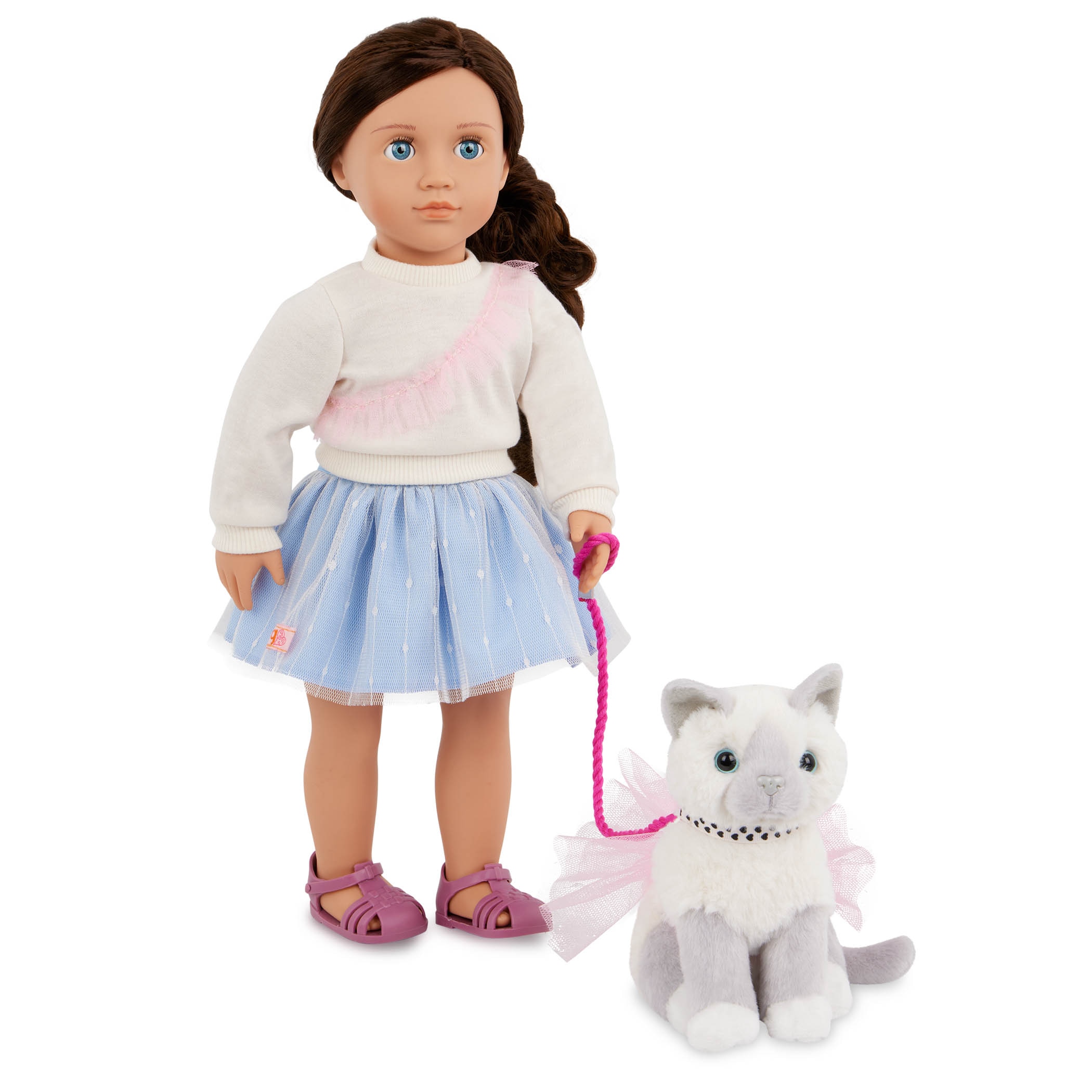 Muñeca Mindy con gatito Our Generation 7