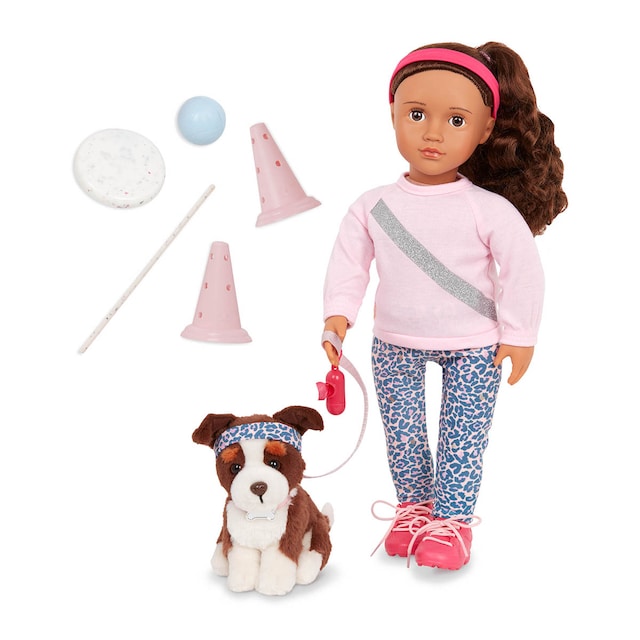 Muñeca Natalia con perrito Our Generation