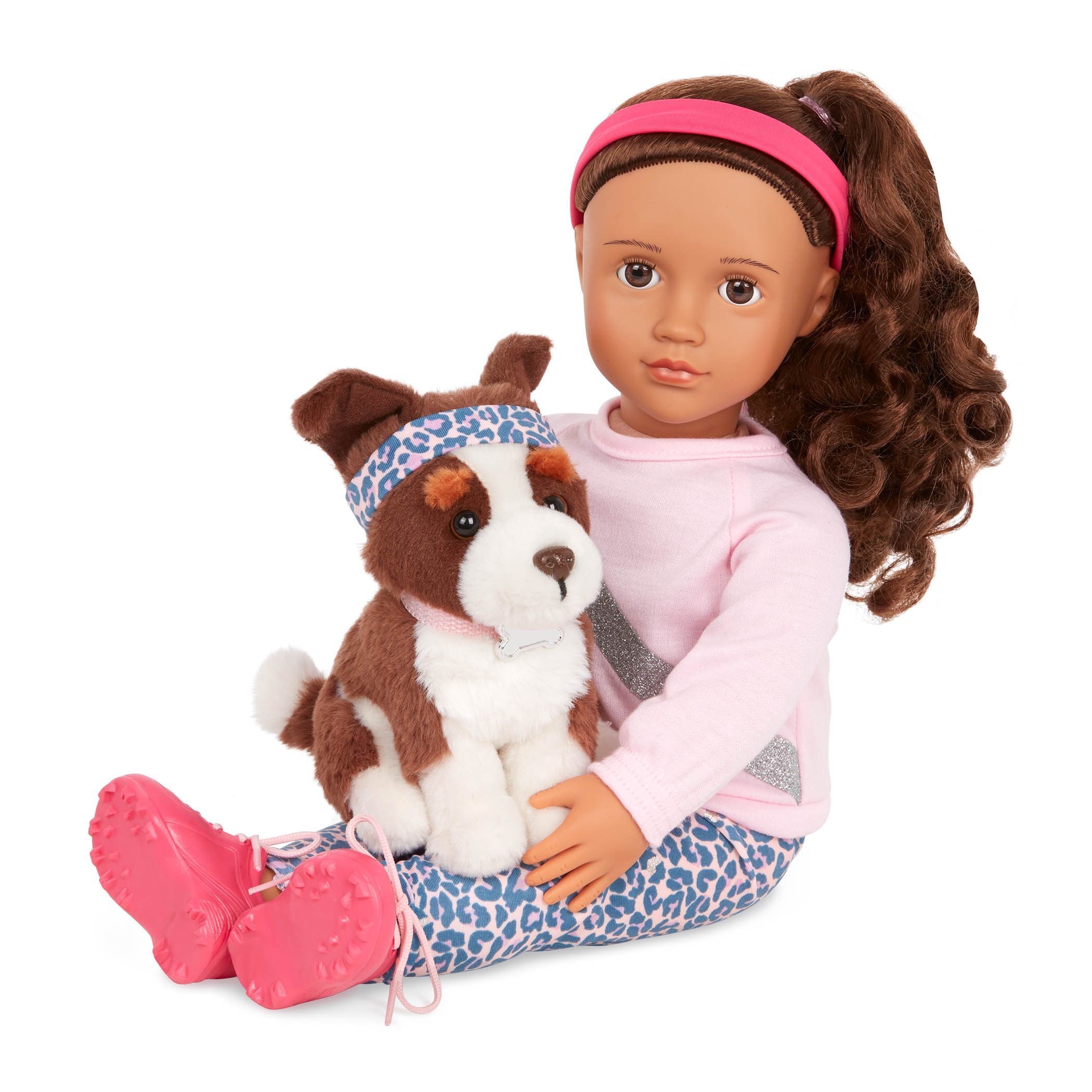 Muñeca Natalia con perrito Our Generation 5