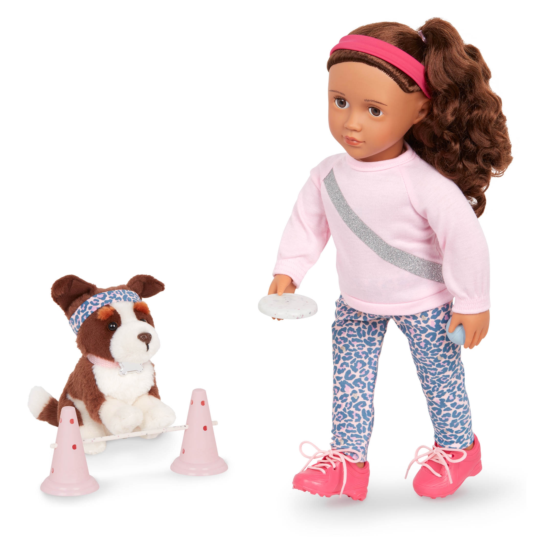 Muñeca Natalia con perrito Our Generation 6