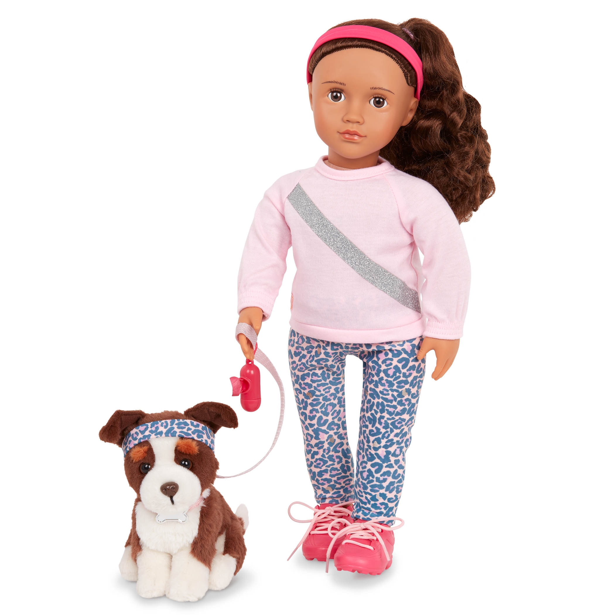 Muñeca Natalia con perrito Our Generation 8
