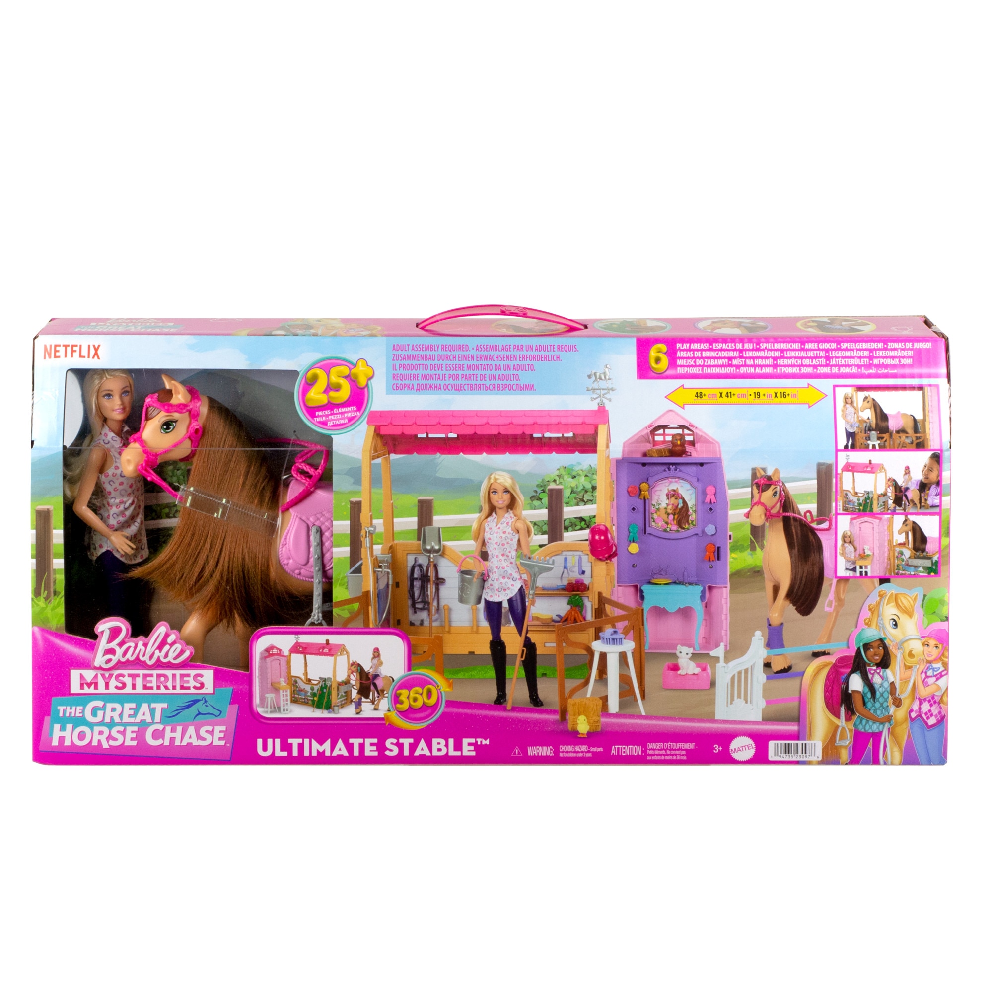 Barbie Mysteries Malibú con establo 7