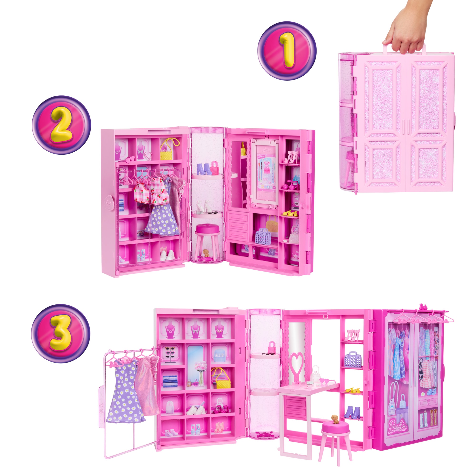 Barbie Dream Closet Muñeca rubia con armario de ensueño 5