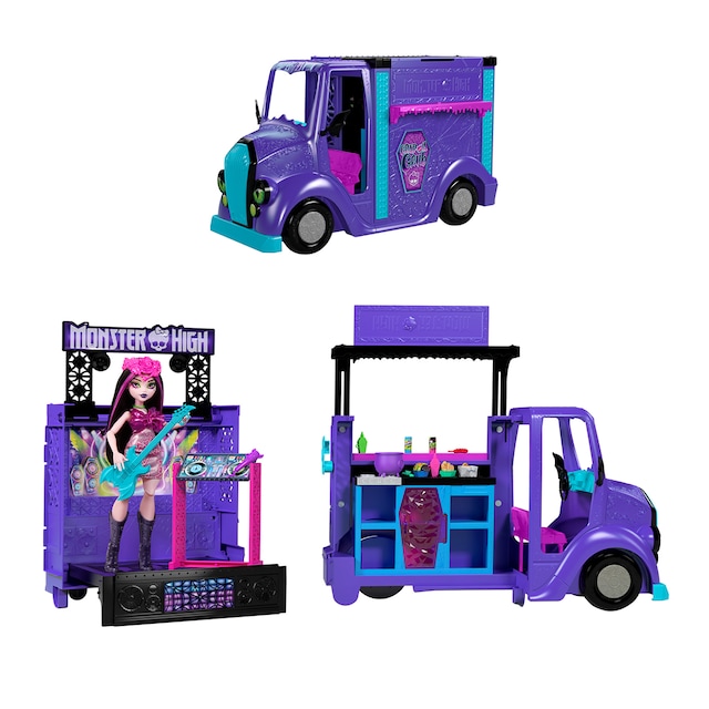 Muñeca Draculaura con food truck Monster High