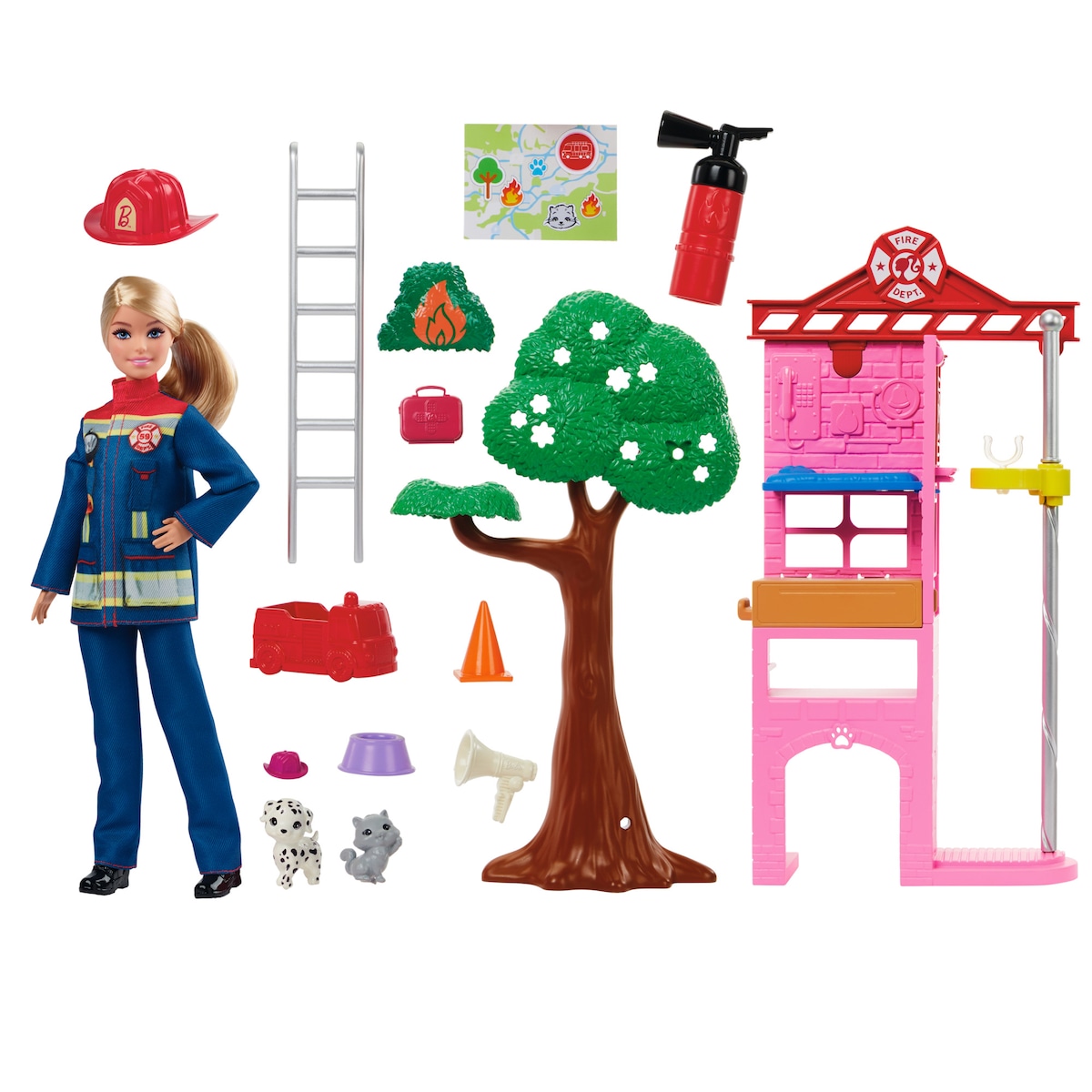 Barbie Tú Puedes Ser Muñeca bombera 6